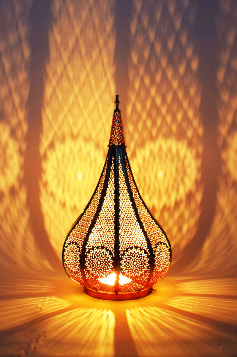 Orientalische Laterne Windlicht Garten D box