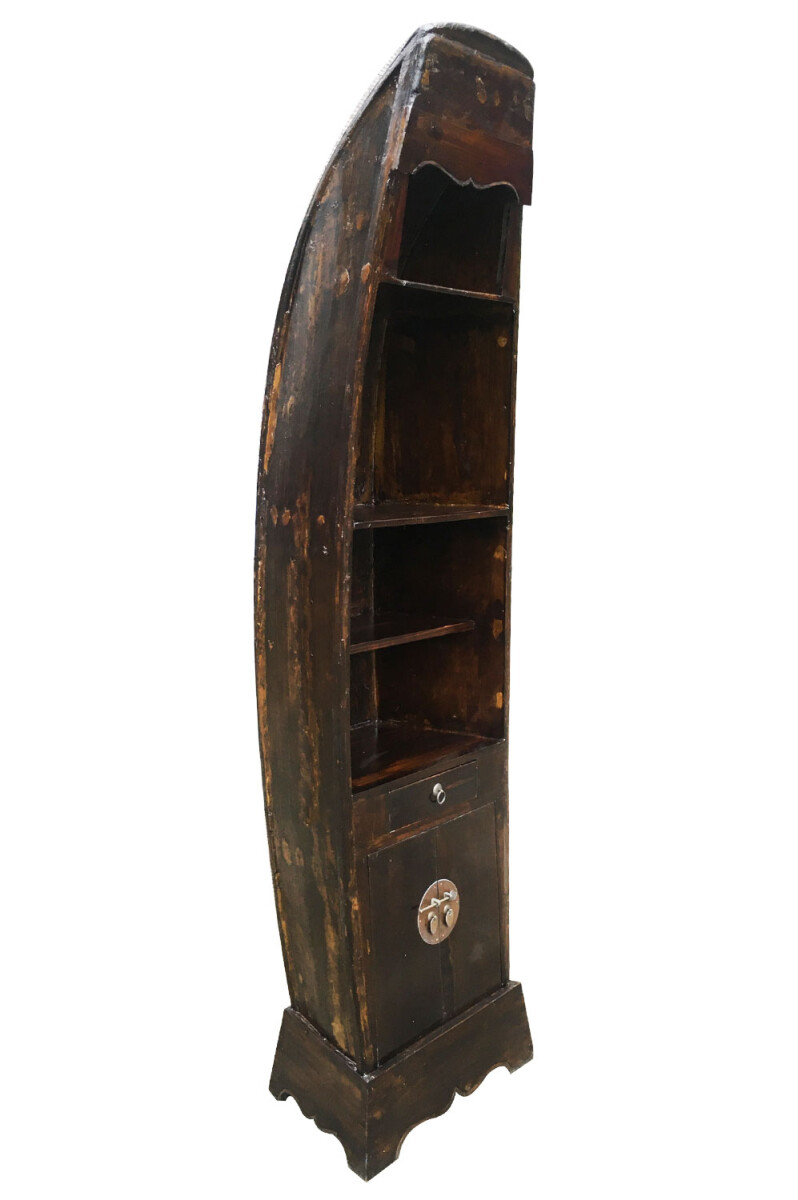 Chinesischer Vintage Boot Regal Bootsreg box