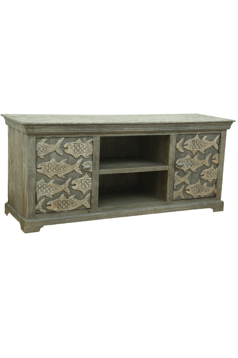 Nord Design TV Fernseh Massivholz Schran box