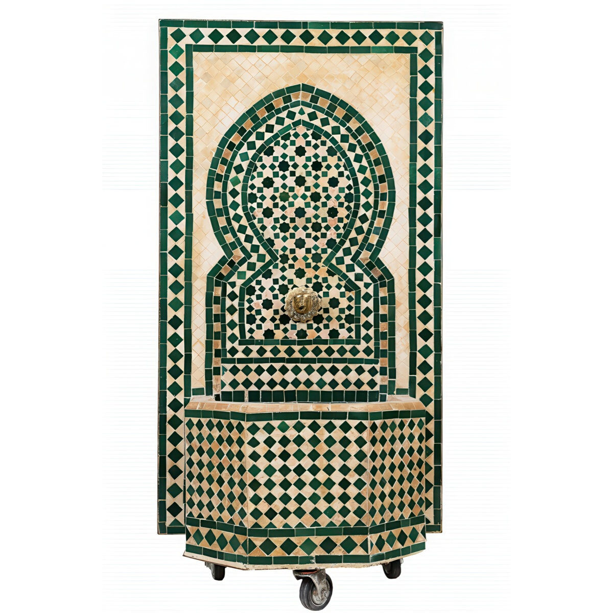 Marokkanischer Mosaik Gartenbrunnen 110c box