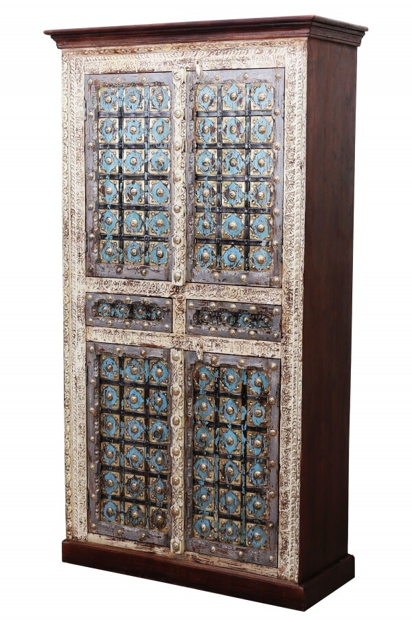 Indischer Schrank Kleiderschrank antik B box