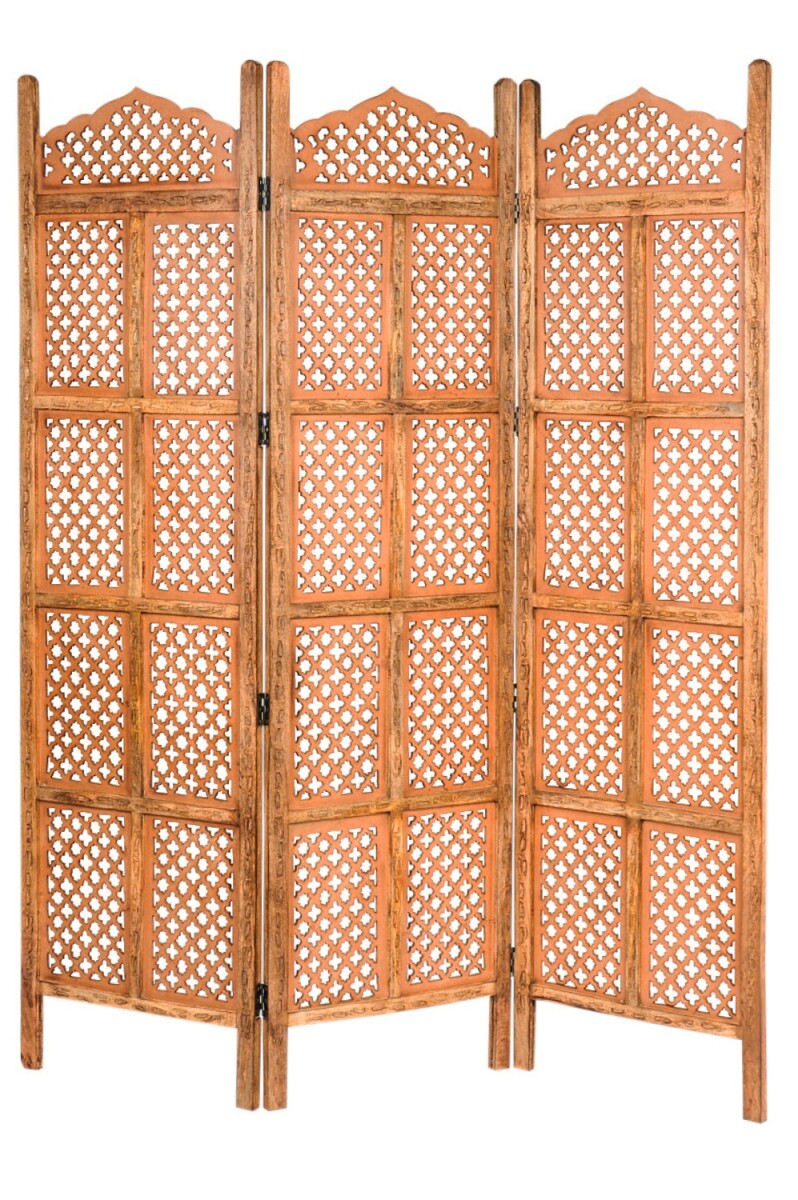 Holz Paravent Raumteiler Raumtrenner Orientalisch Ecmel