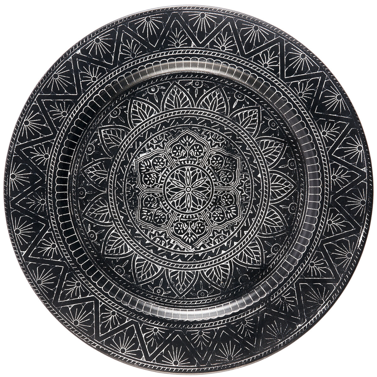 Orientalisches Orient Tablett Teetablett Manar Schwarz