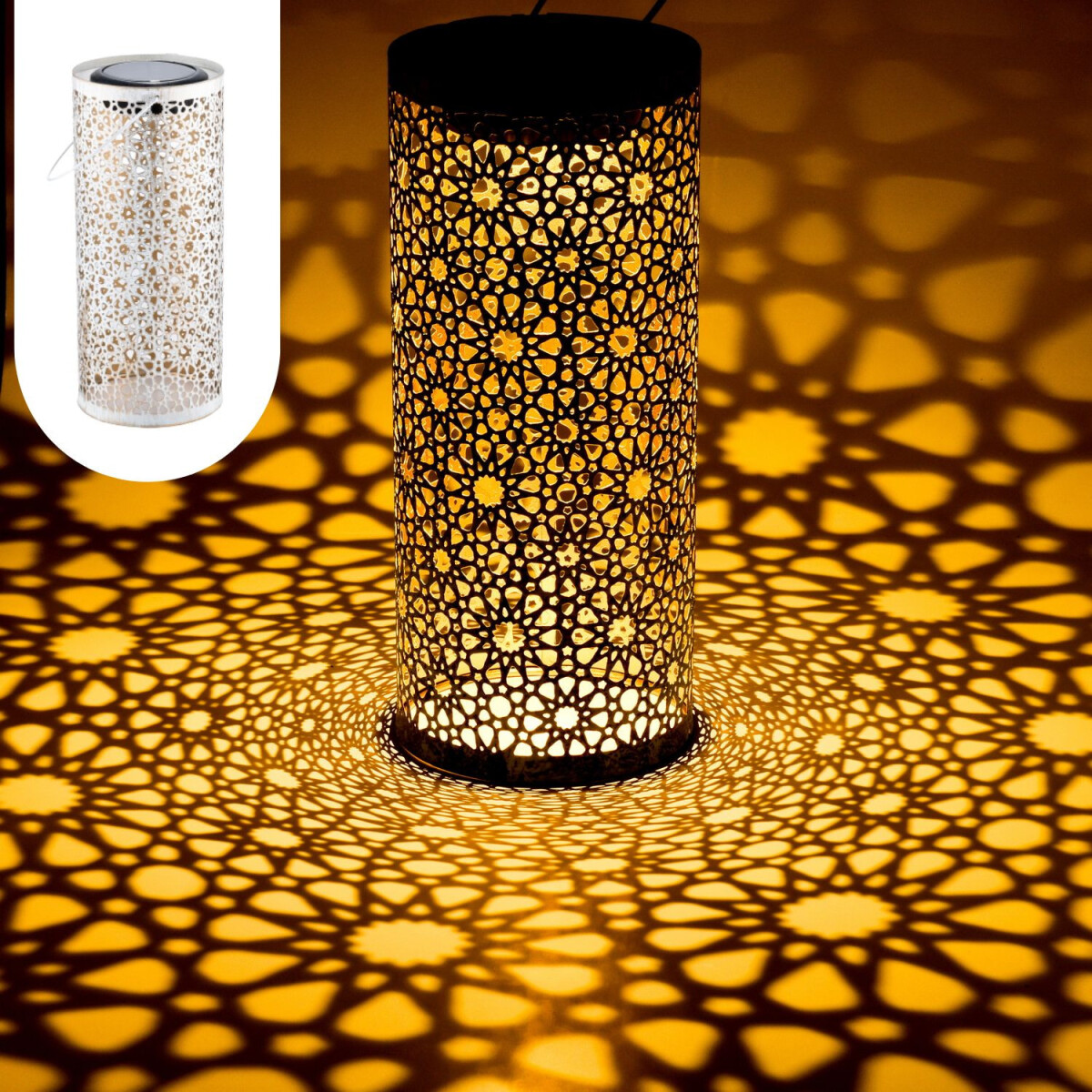 Orientalische Solarlaterne Laterne Lampe box