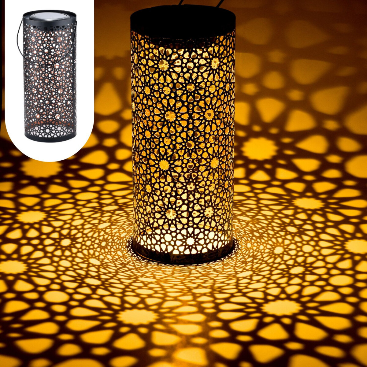 Orientalische Solarlaterne Laterne Lampe box