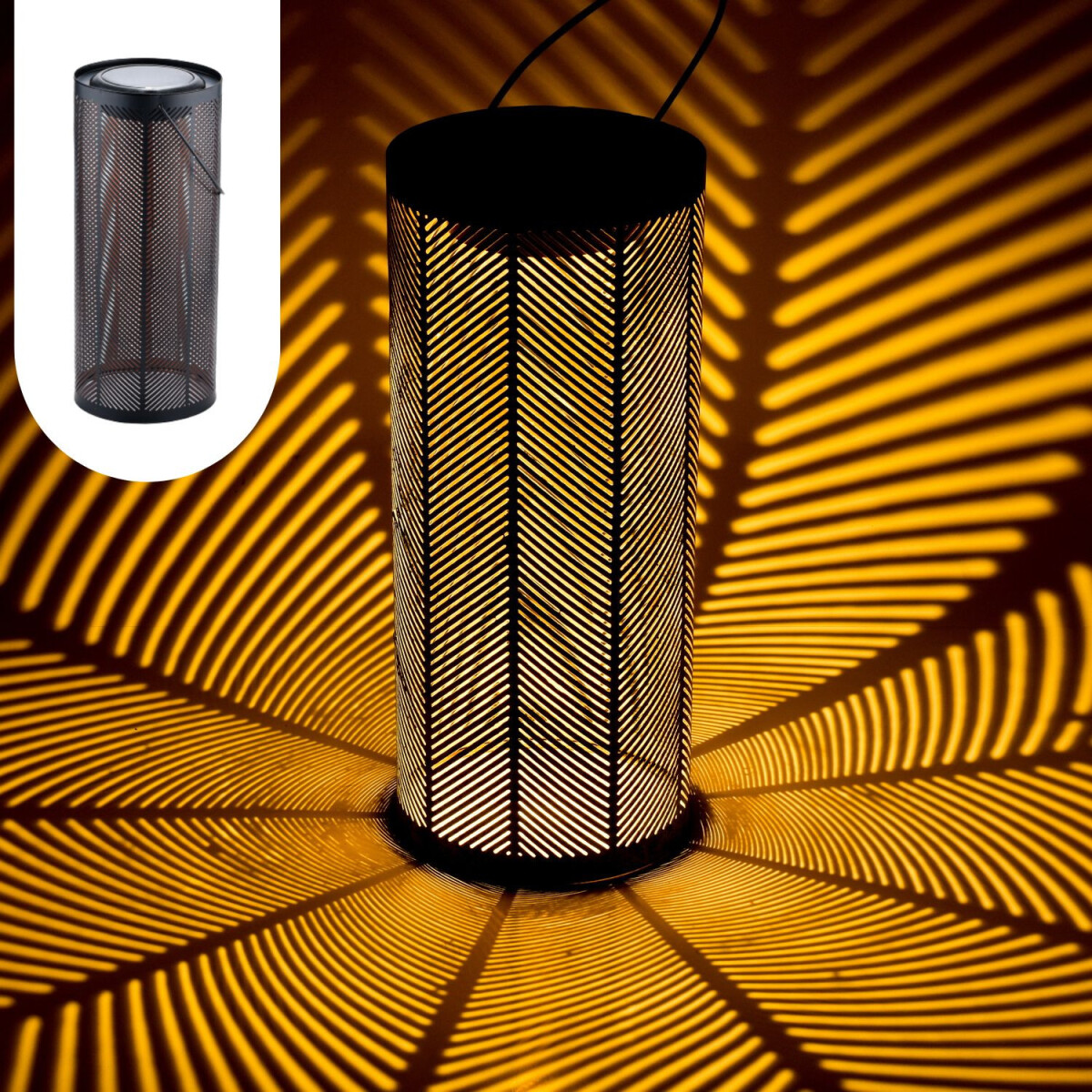 Skandinavische Solarlaterne Solar Latern box