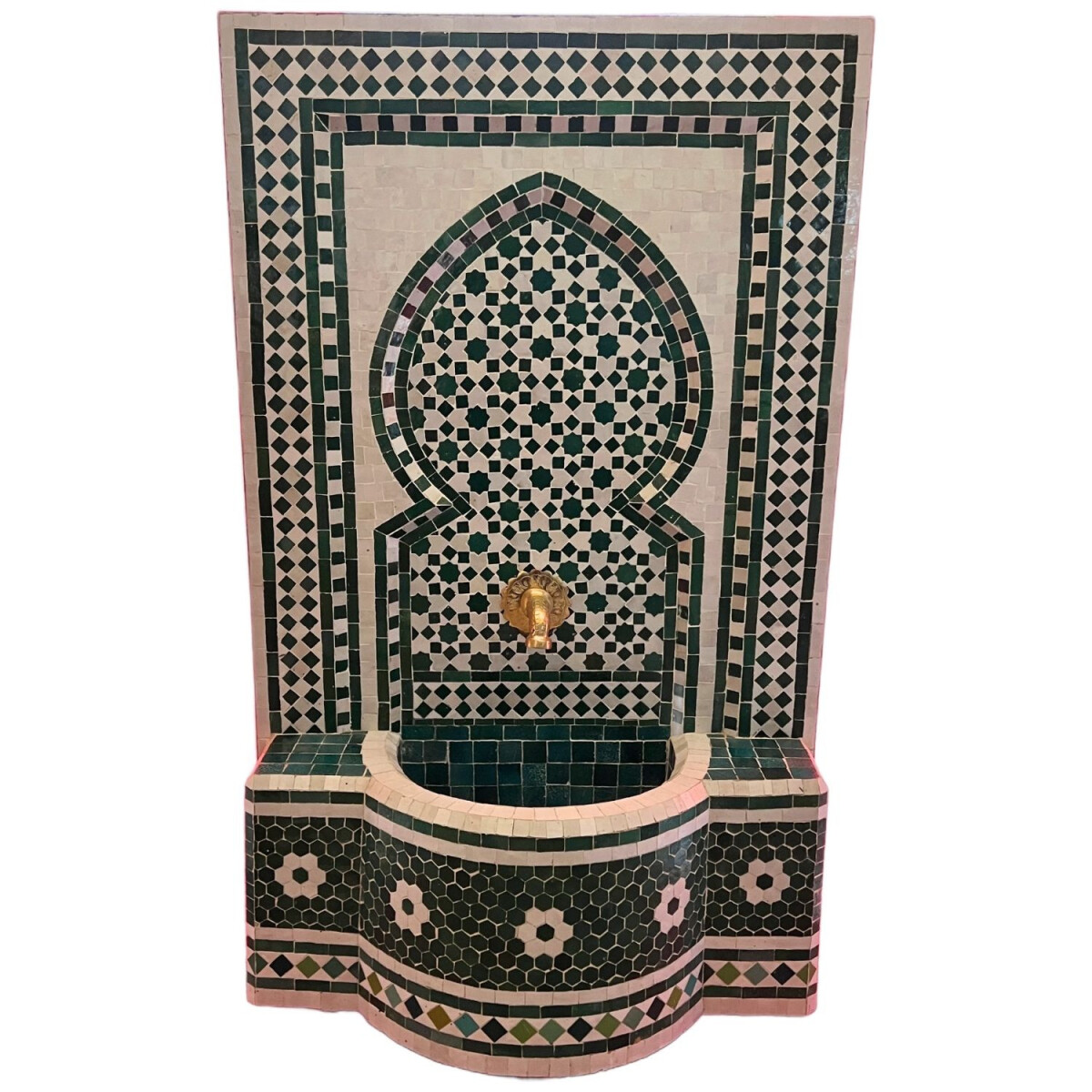 Marokkanischer Mosaik Gartenbrunnen 134c box