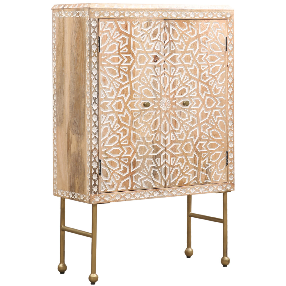 Boho Deko Highboard Schrank Kommode Ibra box