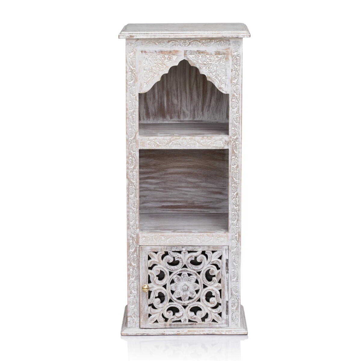 Regal Badregal schmal weiß Sakar 8 box