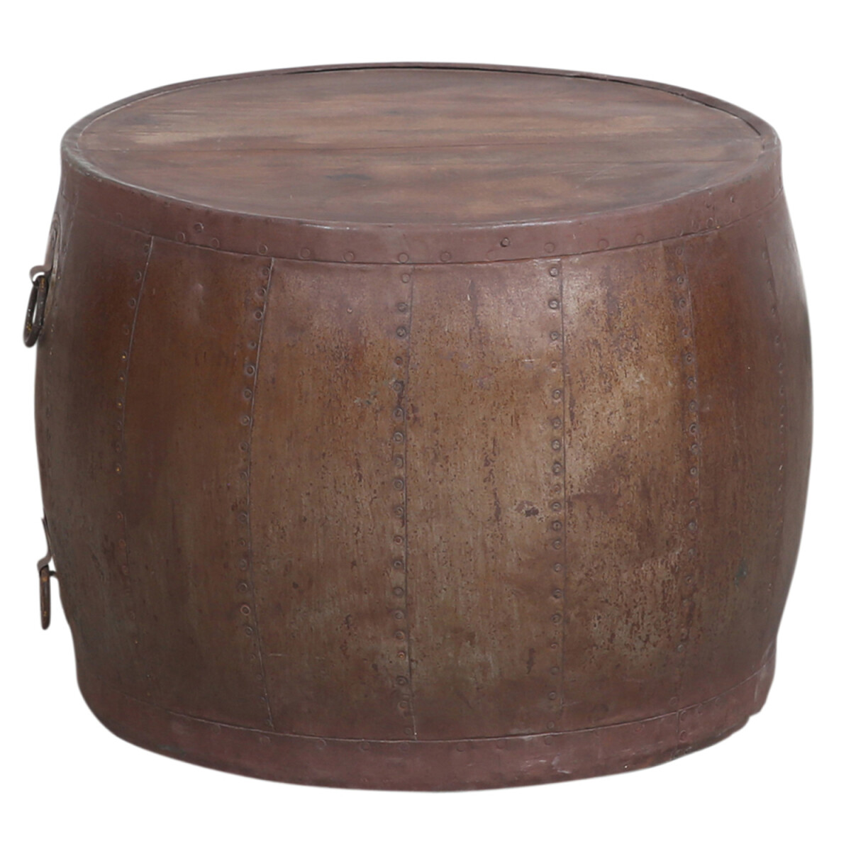 Couchtisch Aaltje 54 cm Unikat aus Metal box