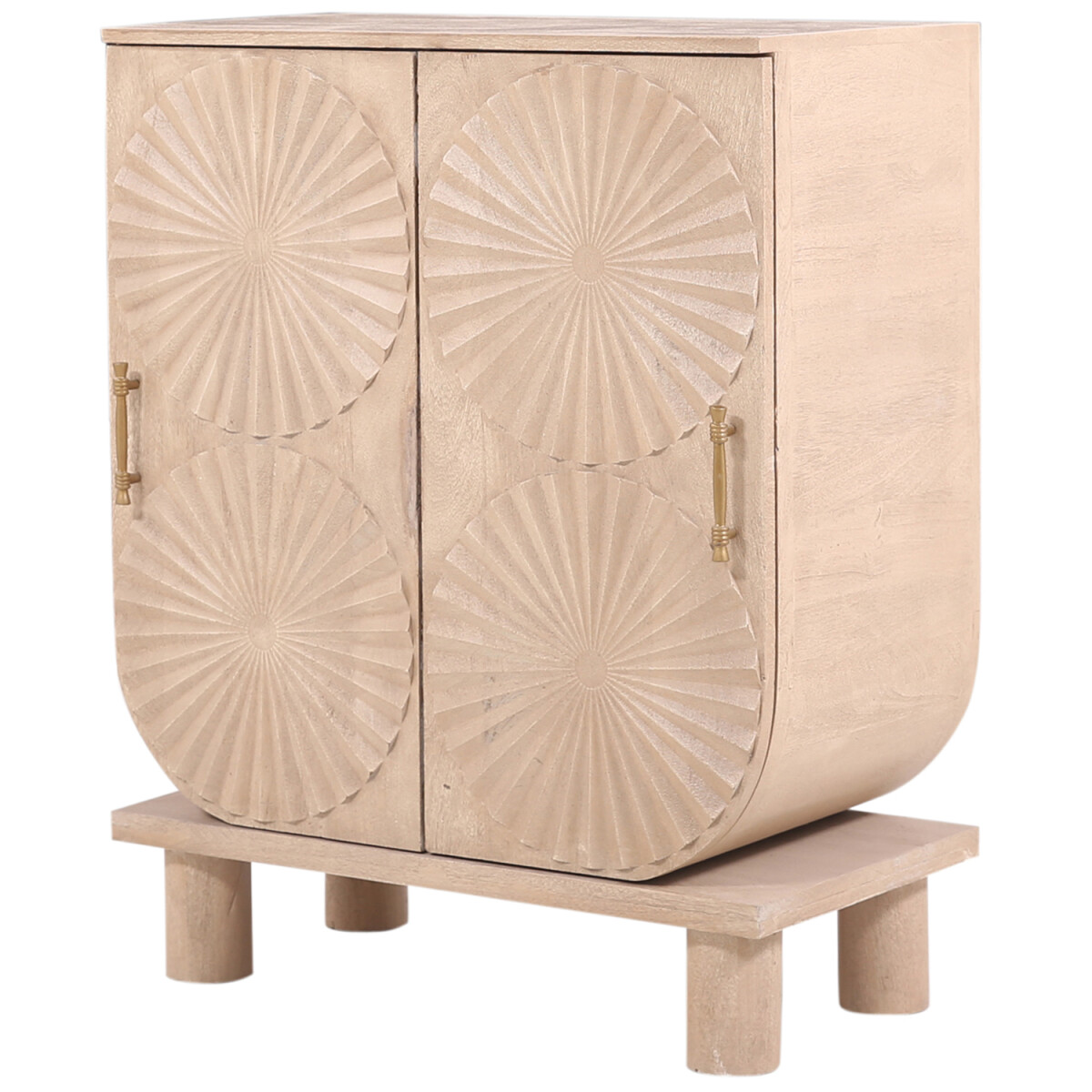 Kommode Adelmo 90 cm aus Massivholz im B box