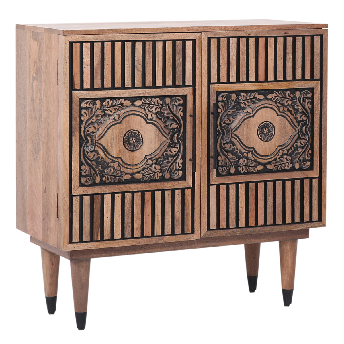 Kommode Adamina 80 cm aus Massivholz im  box