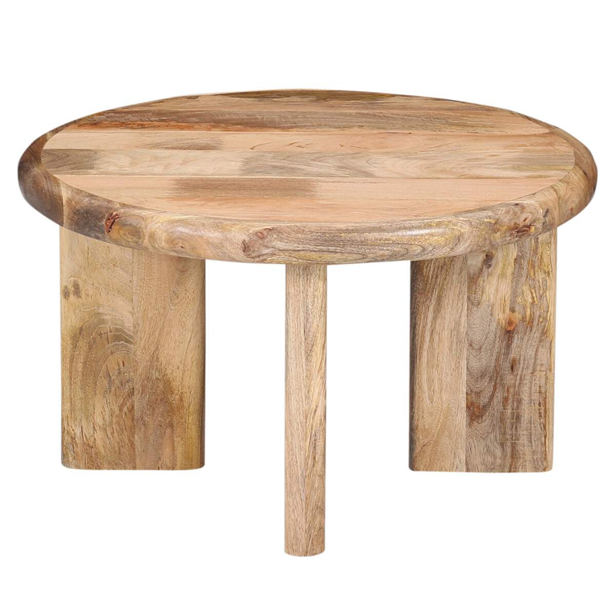 Couchtisch Acaimo 55 cm rund aus massive box