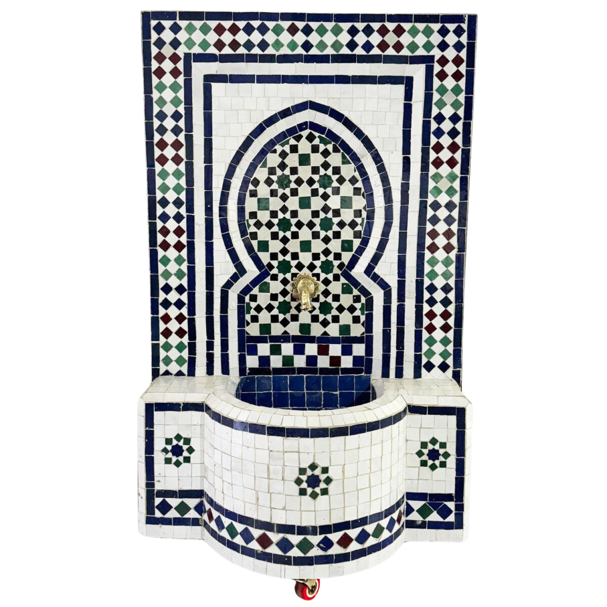 Marokkanischer Mosaik Gartenbrunnen 108c box