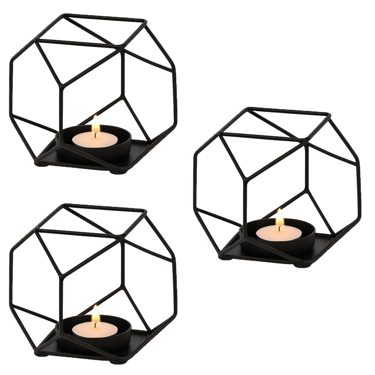 3er Set Sarpene -1- Teelichthalter aus M box