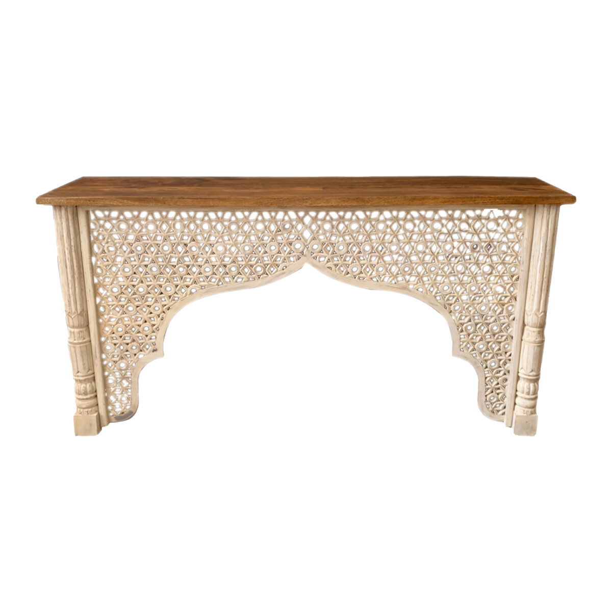 Indische Holz Konsole Anrichte Zhora gro box
