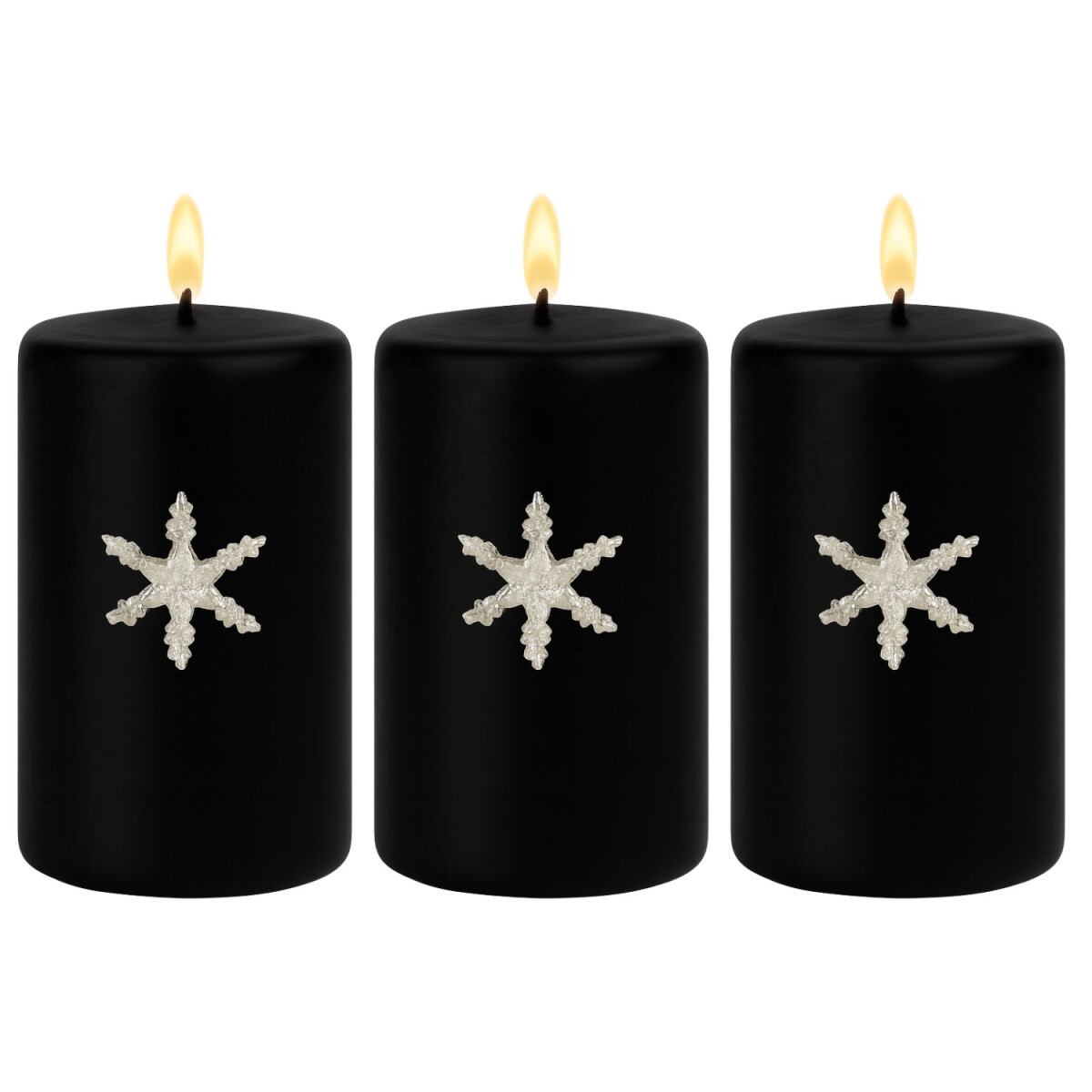 3er Set Kerzenpin Caloge D 6cm Silber | Boho Vintage Kerzens