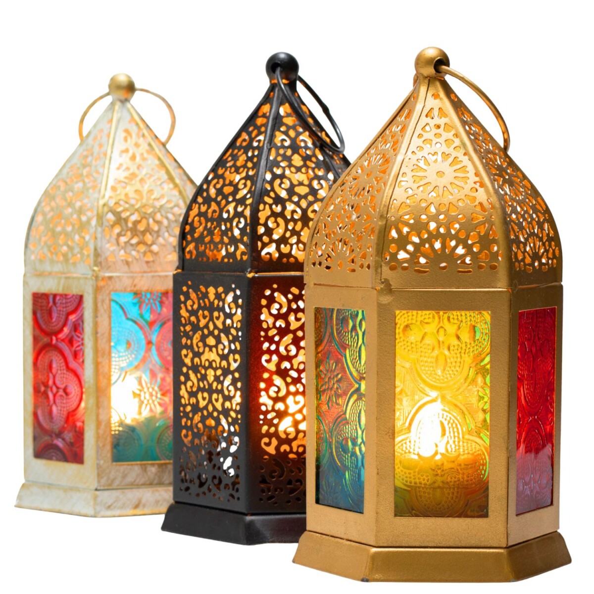 3er Set Orientalische Laterne Teja 16cm box