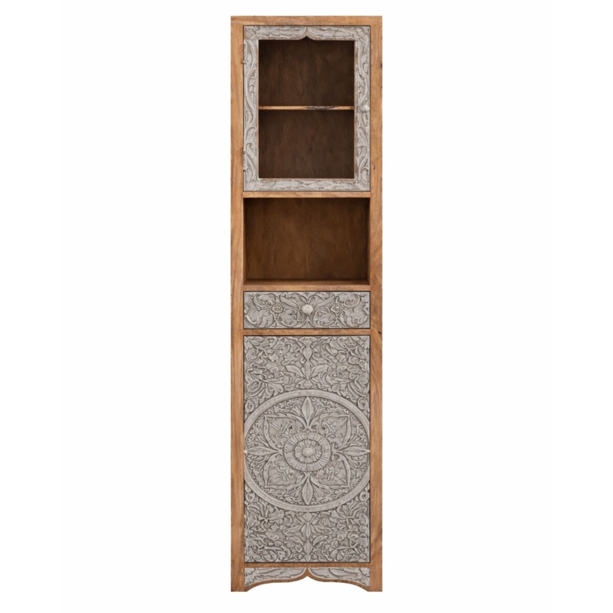 Badezimmerschrank Sameer orientalisch Massivholz 185cm