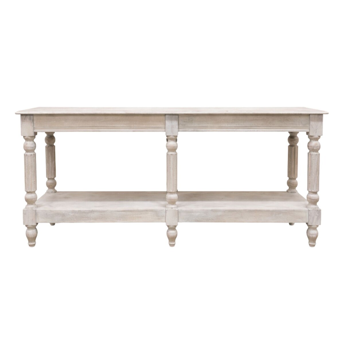 Anrichte William weiss 180cm Massivholz Colonial