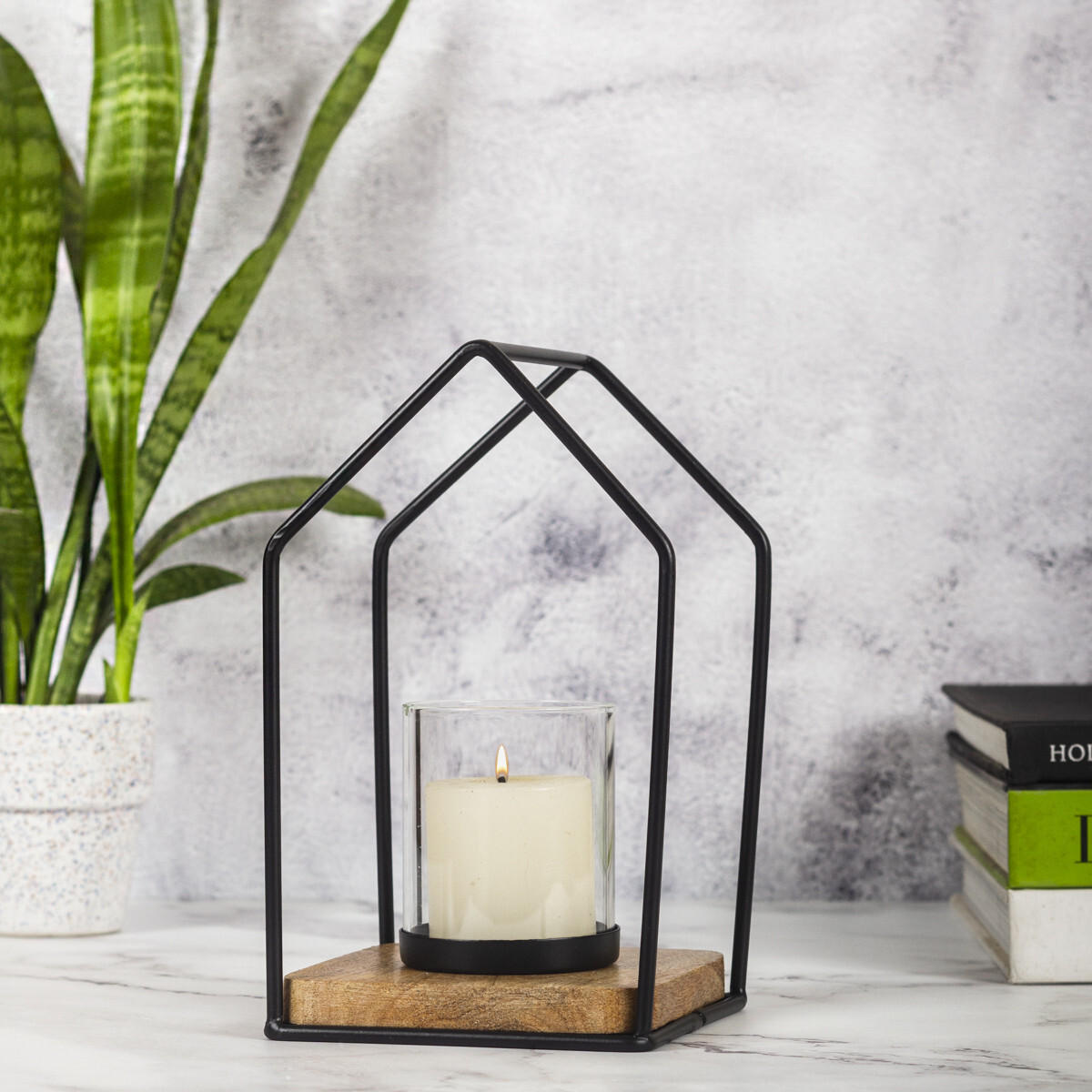 Skandinavisches Design Windlicht Teelich box