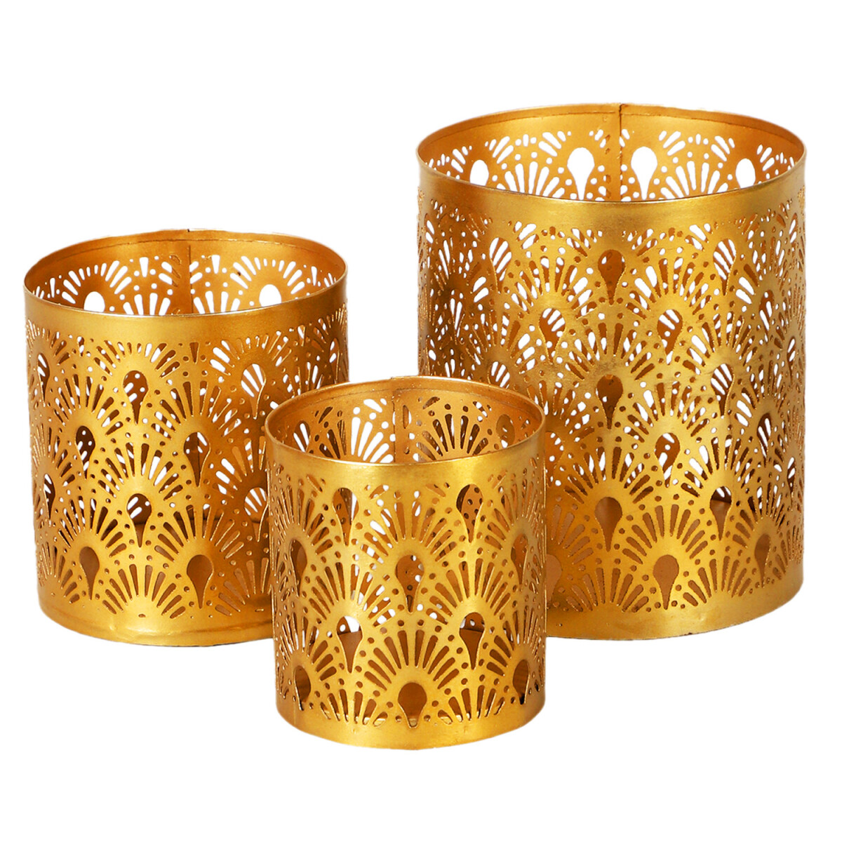 3er Set Orientalisches Windlicht Teelich box