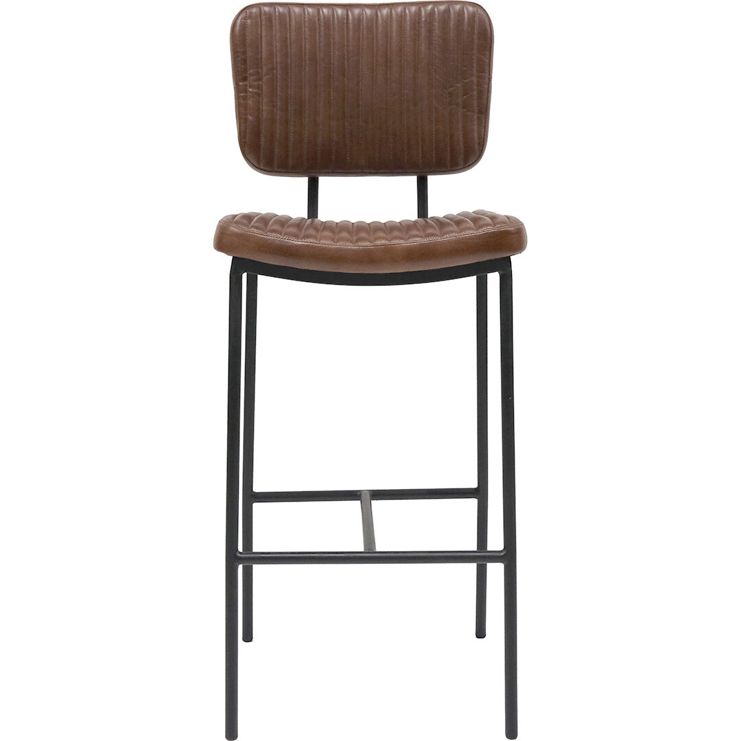 Astoria Barhocker - gestepptes Leder