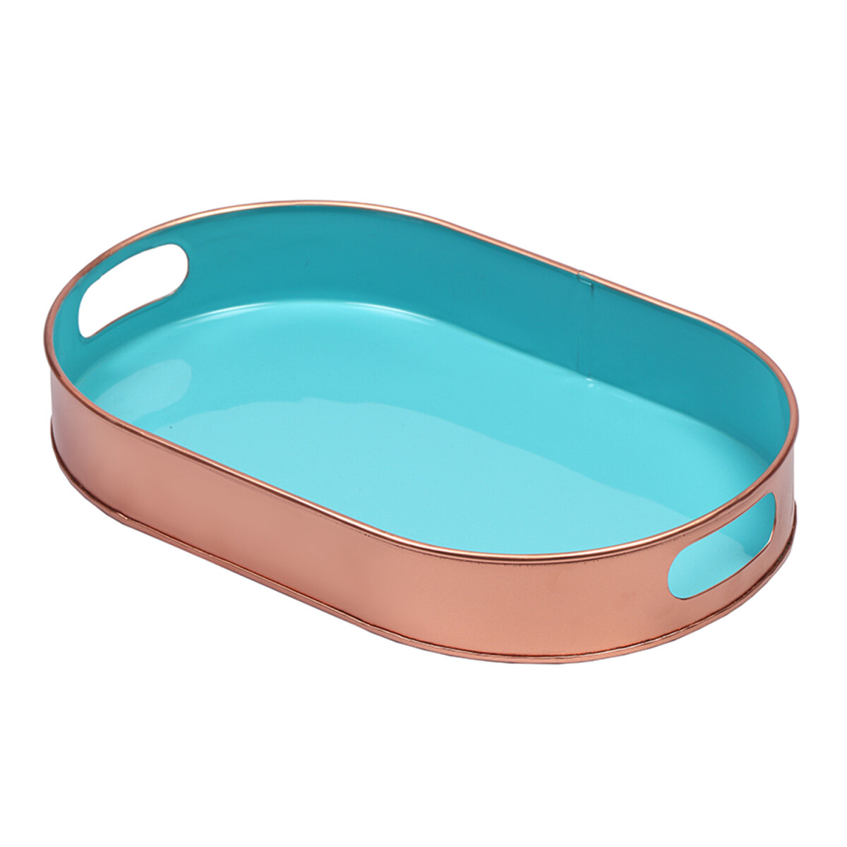 Skandinavisches Design Serviertablett Aarhus Blau Oval