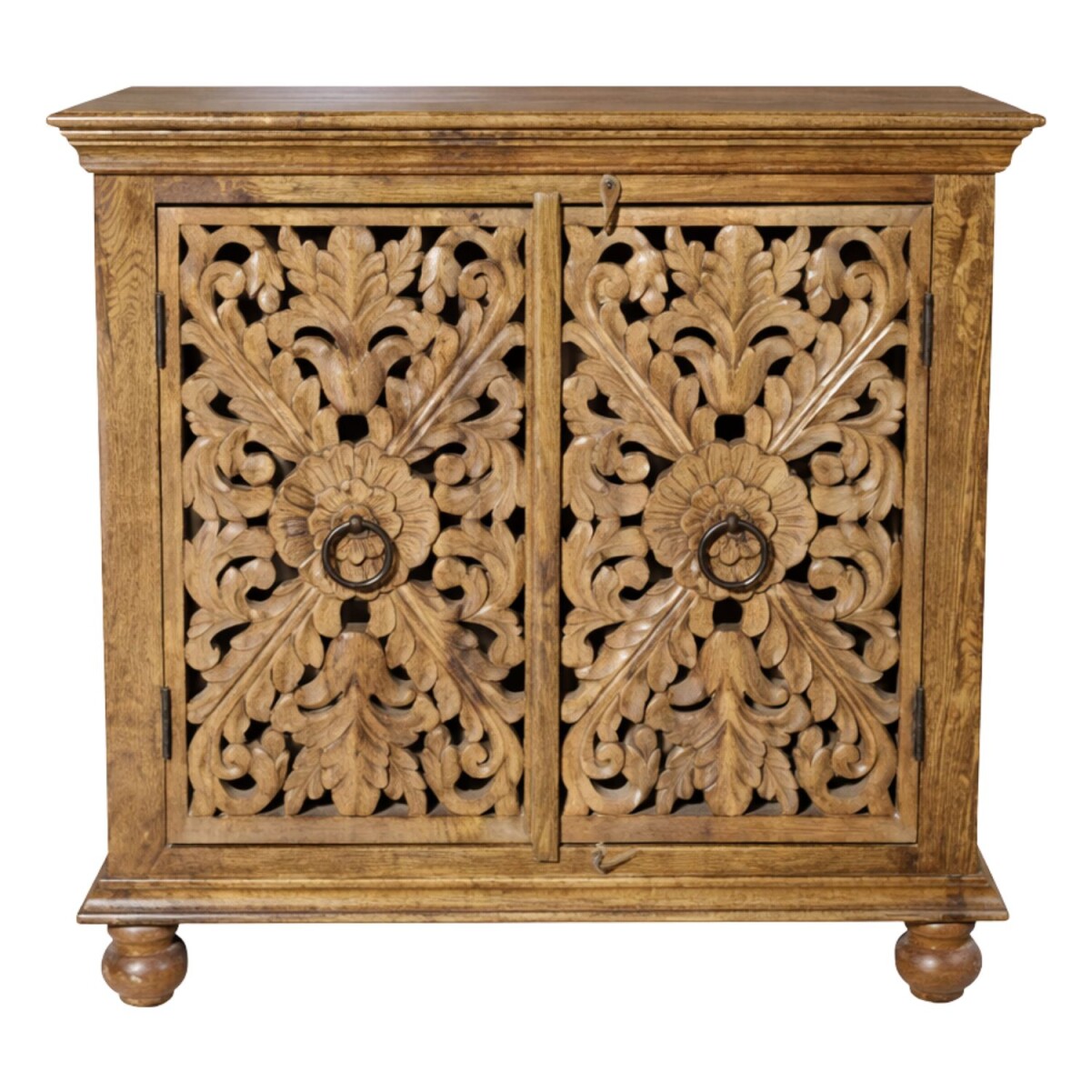 Kommode Gayatri braun 90cm Massivholz Bo box