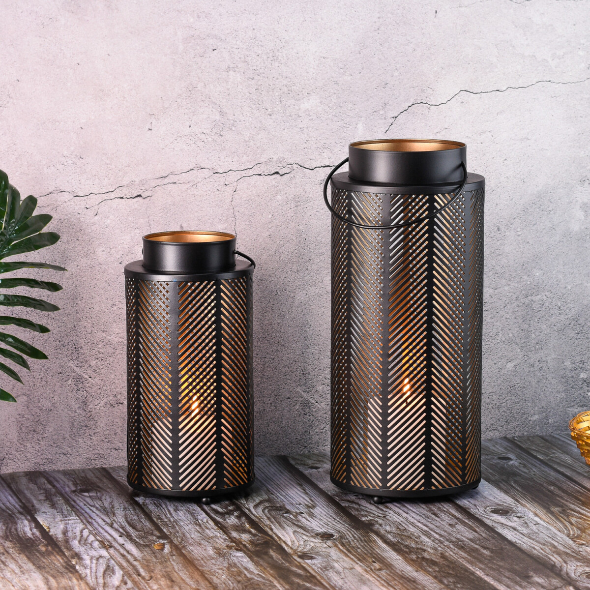 2er Set Gartenwindlicht Garten Laterne B box