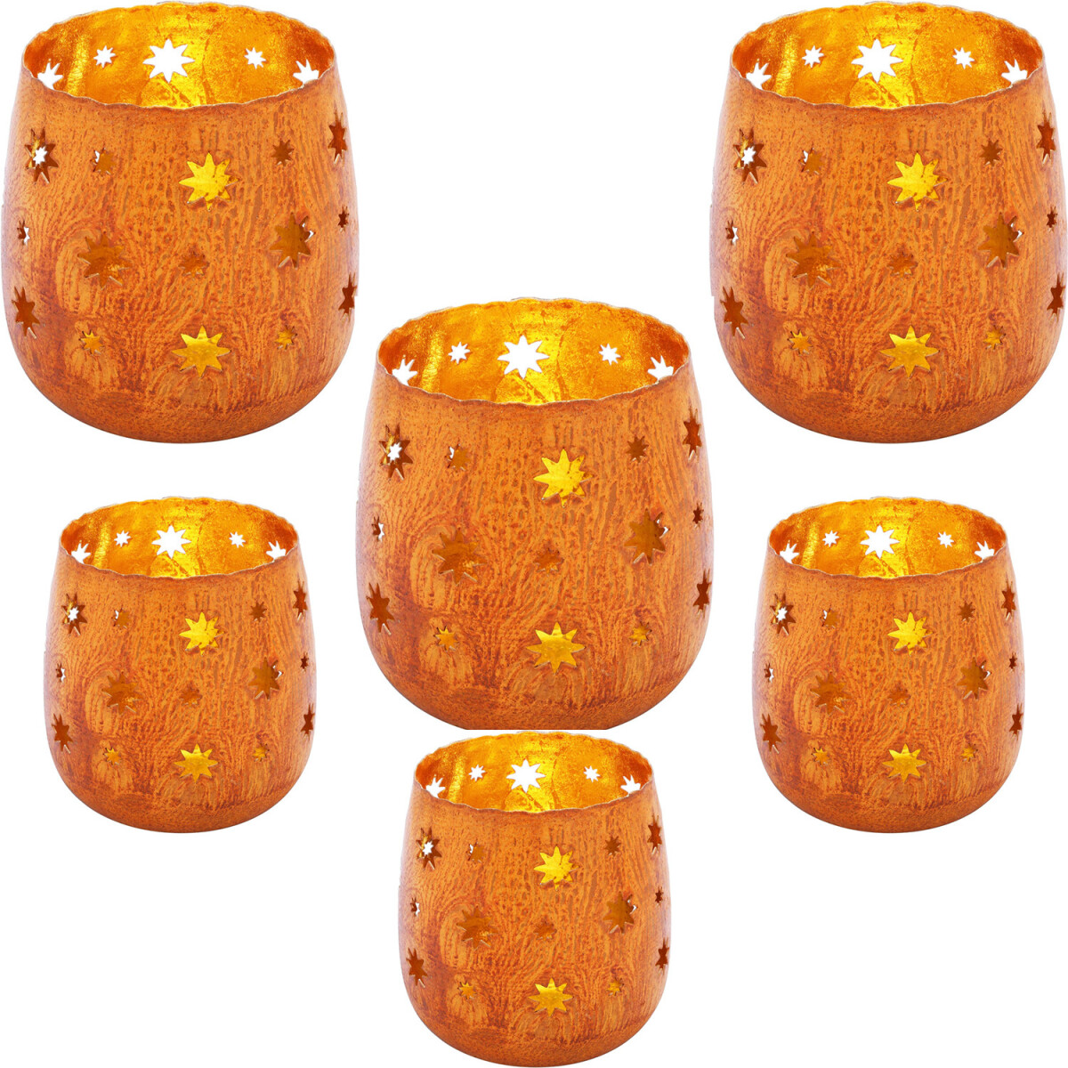 6er Set Orientalisches Gartendeko Windli box