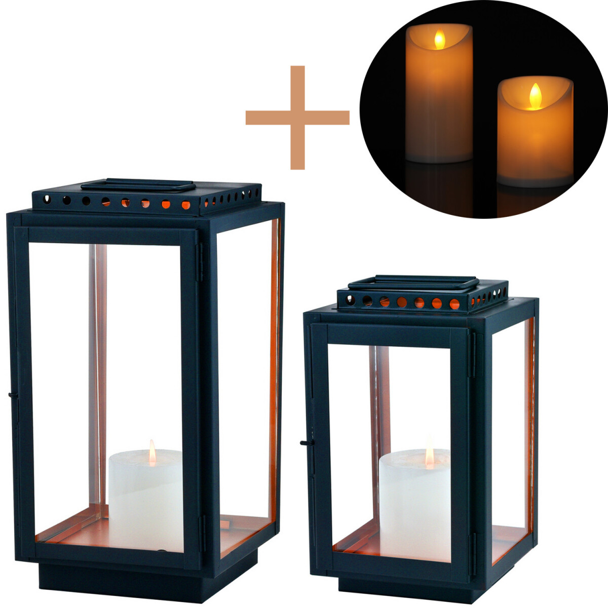 2er Set Led Skandinavisches Design Balko box