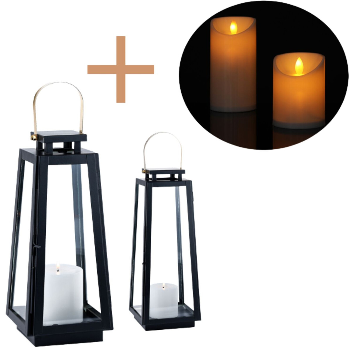 2er Set LED Skandinavisches Design Balko box