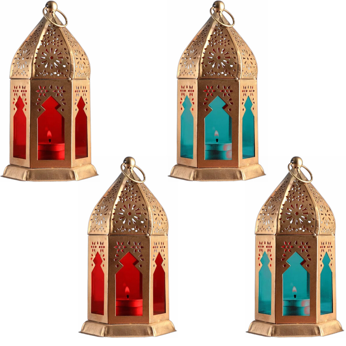 4er Set Orientalische Laterne Dekoration box