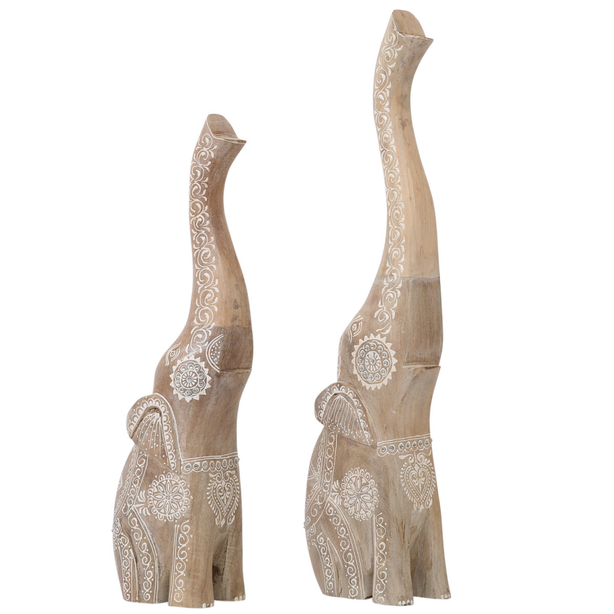 2er Set Boho Deko Dekoobjekt Tierfigur Elefant Ganesha
