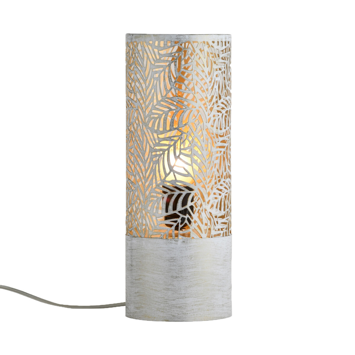 Boho Deko Tischlampe Nachttischlampe Lampe Verdure Klein Wei