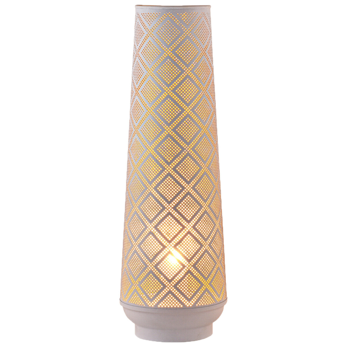 Boho Deko Stehlampe Tischlampe Lampe Qantas Gross Weiss
