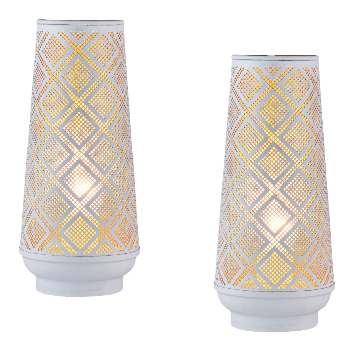 2er Set Boho Deko Stehlampe Tischlampe Lampe Qantas Klein We