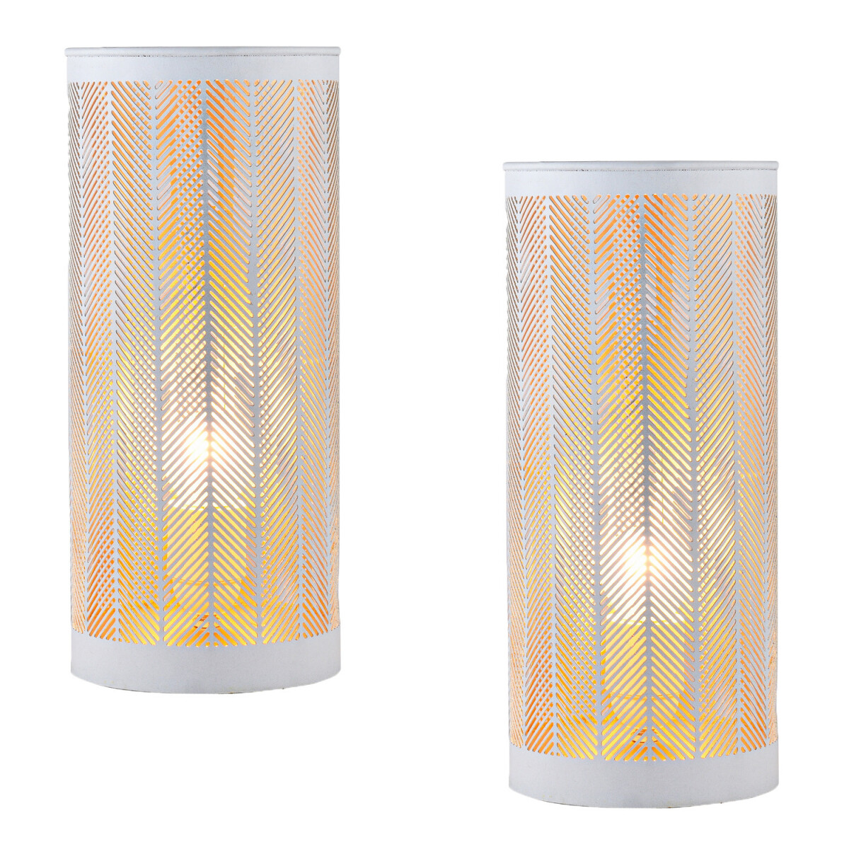 2er Set Boho Deko Nachttischlampe Tischlampe Lampe Aigna Kle