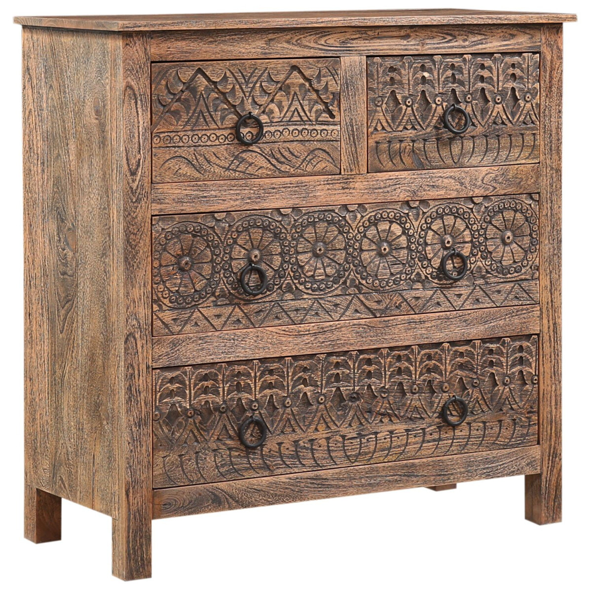 Boho Deko Sideboard Kommode mit Schublad box