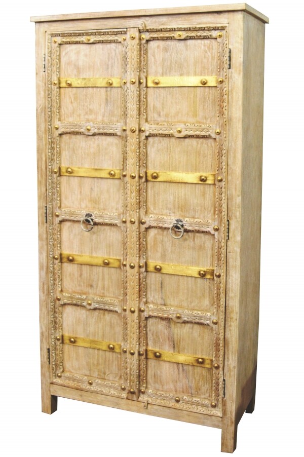 Indischer Schrank Dielenschrank Bilel -  box