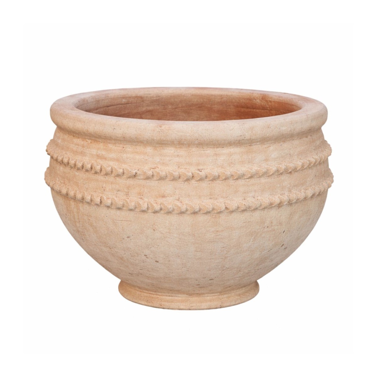 Übertopf Giarda 60cm aus Terracotta | Boho Garten Desig