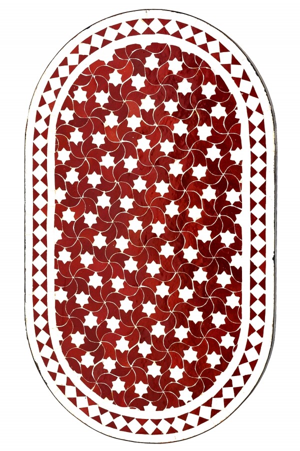 Marokkanische Mosaikplatte Estrella Bord box