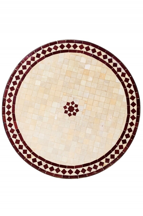 Marokkanische Mosaikplatte Bilbao natur/ box