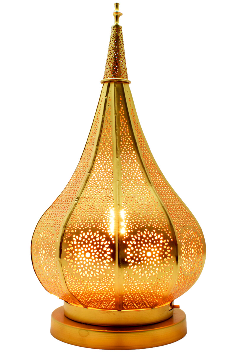 Orientalische Tischlampe Lampe Kais Gold