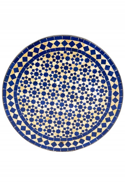 Beige-Blau