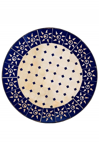 Beige-Blau