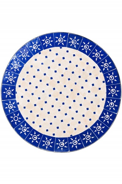 Beige-Blau