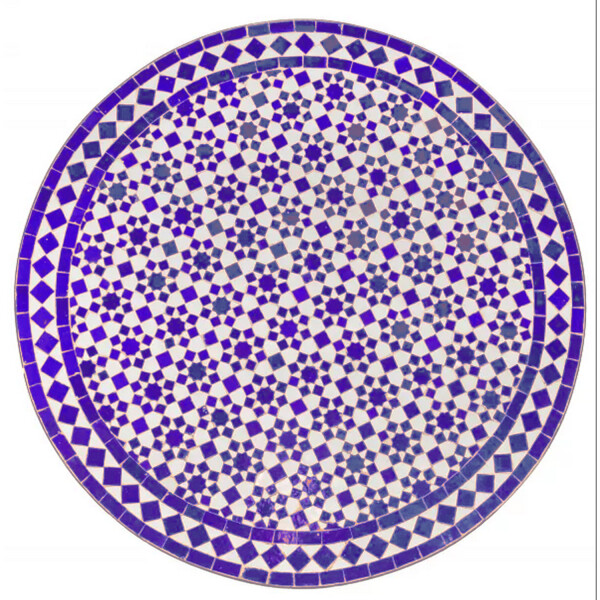 Beige-Blau