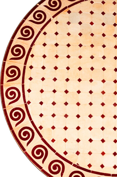 Beige-Bordeaux